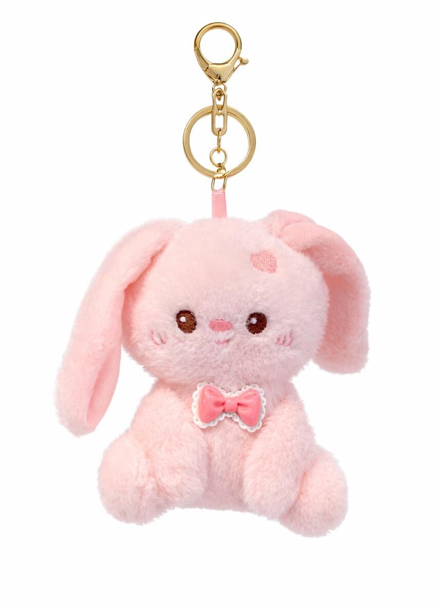 Cute Pink Bunny Plush Hanging chain – Soft Toy Bag Charm