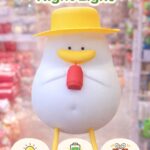 Cute Duck LED Night Light – USB Rechargeable Soft Glow Lamp