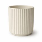 Blush Ribbed Ceramic Planter