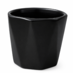 Black Ceramic Plant Pot for Indoor Plants | Modern Decorative Planter